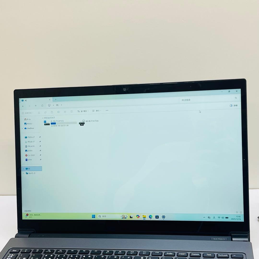 Windowsノート本体 #612 NEC LAVIE NX750/J i7-8550U 8GB 256G