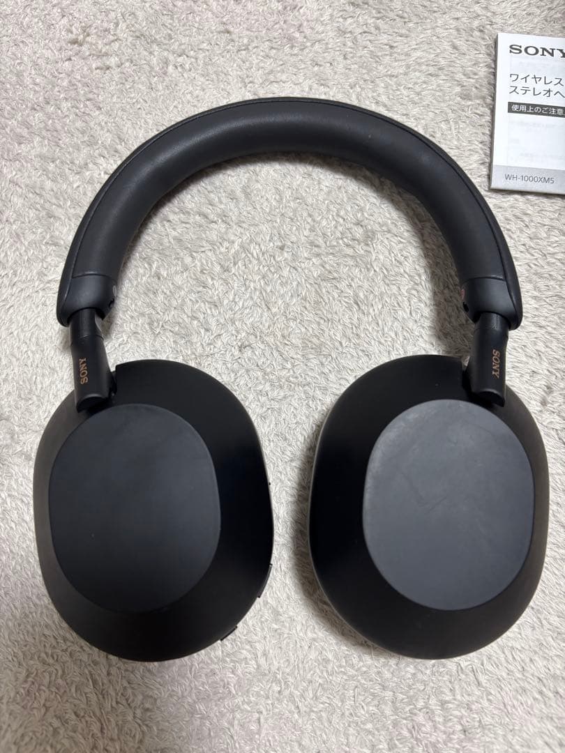 専用☆SonyWH-1000XM5ワイヤレスヘッドホン⭐︎黒⭐︎ケース付き⭐︎美品
