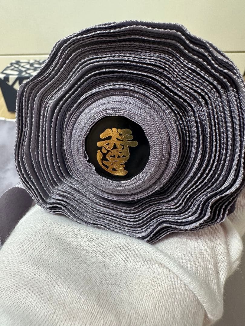 正絹 浜優　千歳織　着物 反物 未仕立て　特選　箱入り　保管品　薄紫