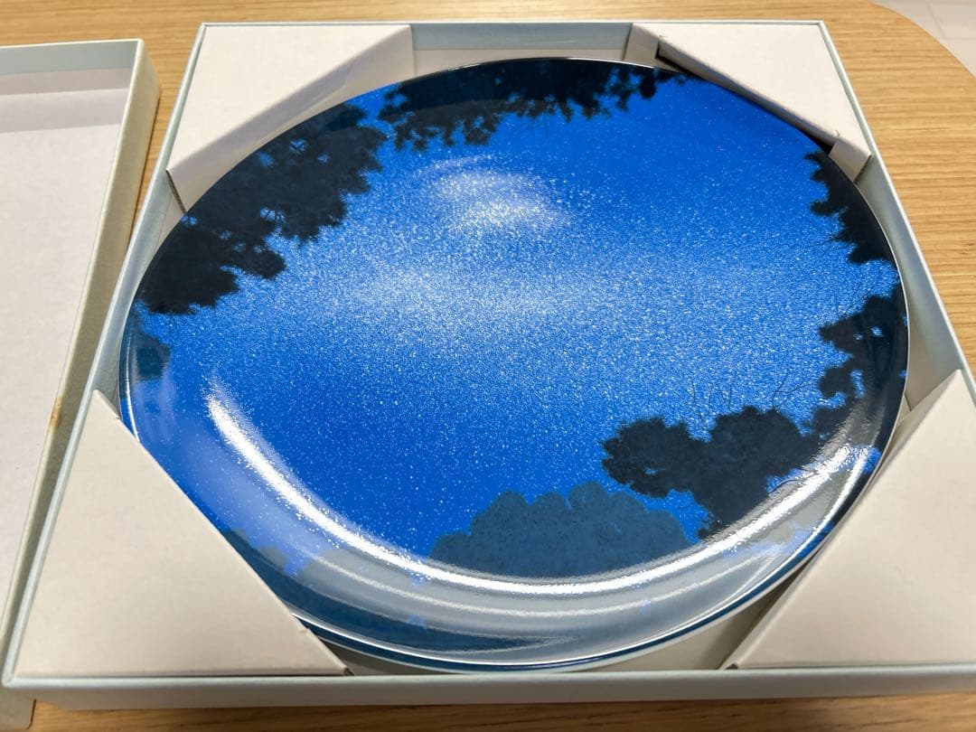 【未使用】ロイヤルコペンハーゲン 千住博 銀河GALAXY プレート