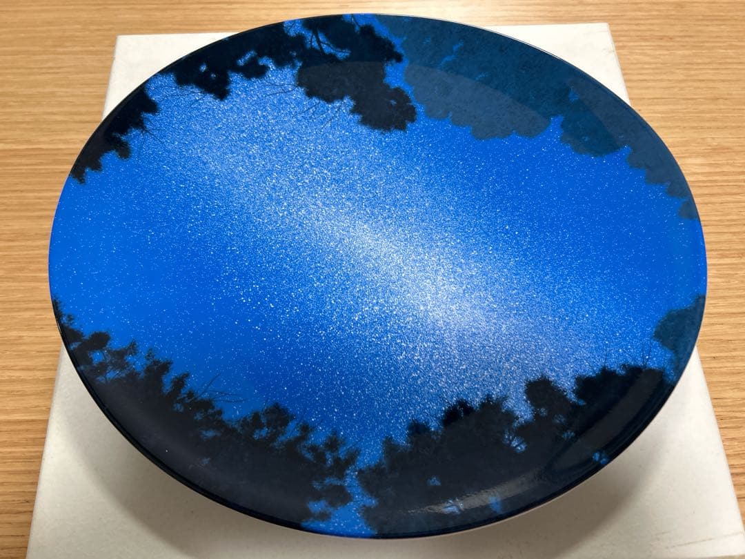 【未使用】ロイヤルコペンハーゲン 千住博 銀河GALAXY プレート