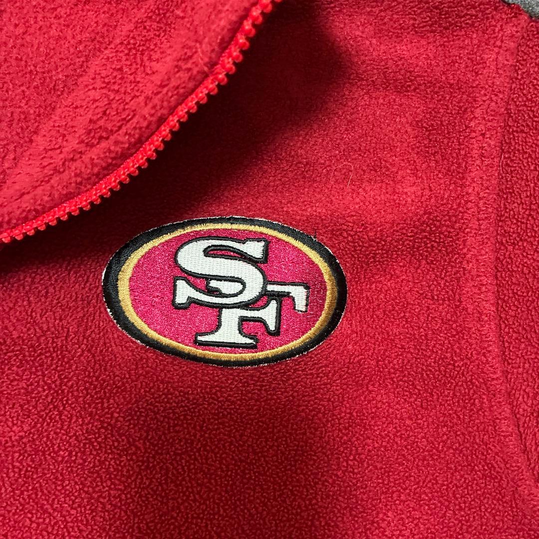 Nike San Francisco 49ers ハーフジップフリース 90’s