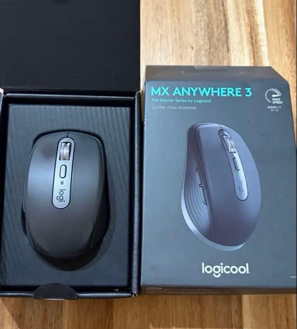 美品 logicool MX ANYWHERE3 マウス 収納ポーチ付