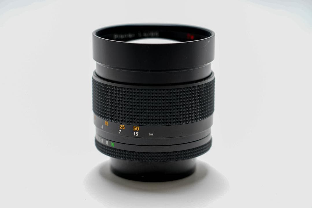 CONTAX　プラナー85mmF1.4　レンズに傷あり