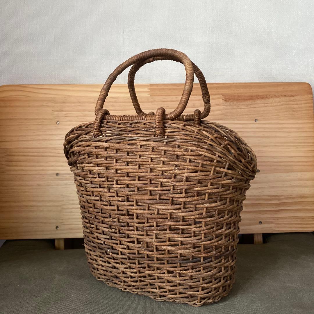 【1点もの】あけび かご カゴバッグ かごバッグ バスケット 自然素材 手づくり