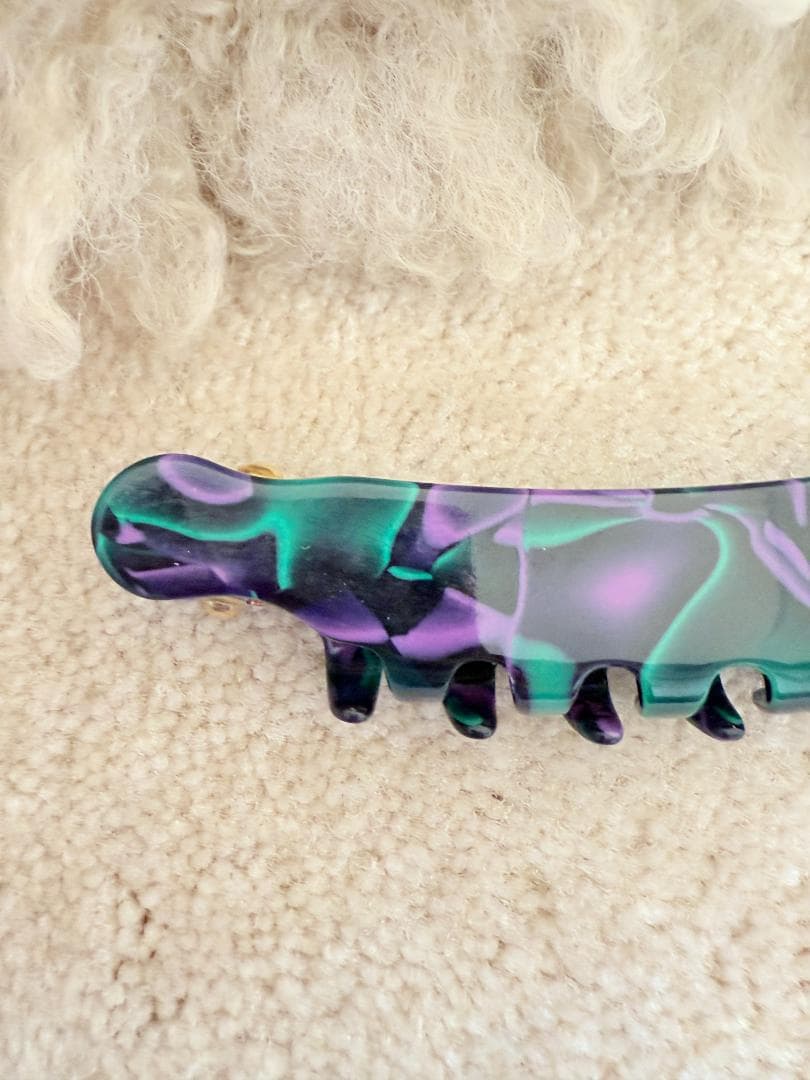 France Luxe フランスラックス キャスケード マーブル ヘアクリップ