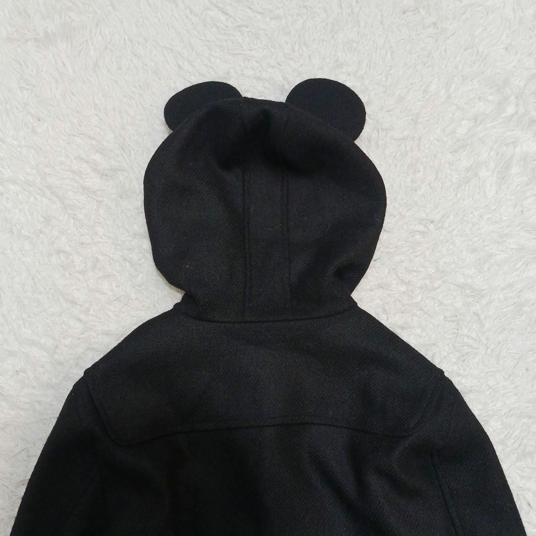 ✨未使用級✨ディズニーリゾート×ハリスツイード　ダッフル　ミッキーフード　L
