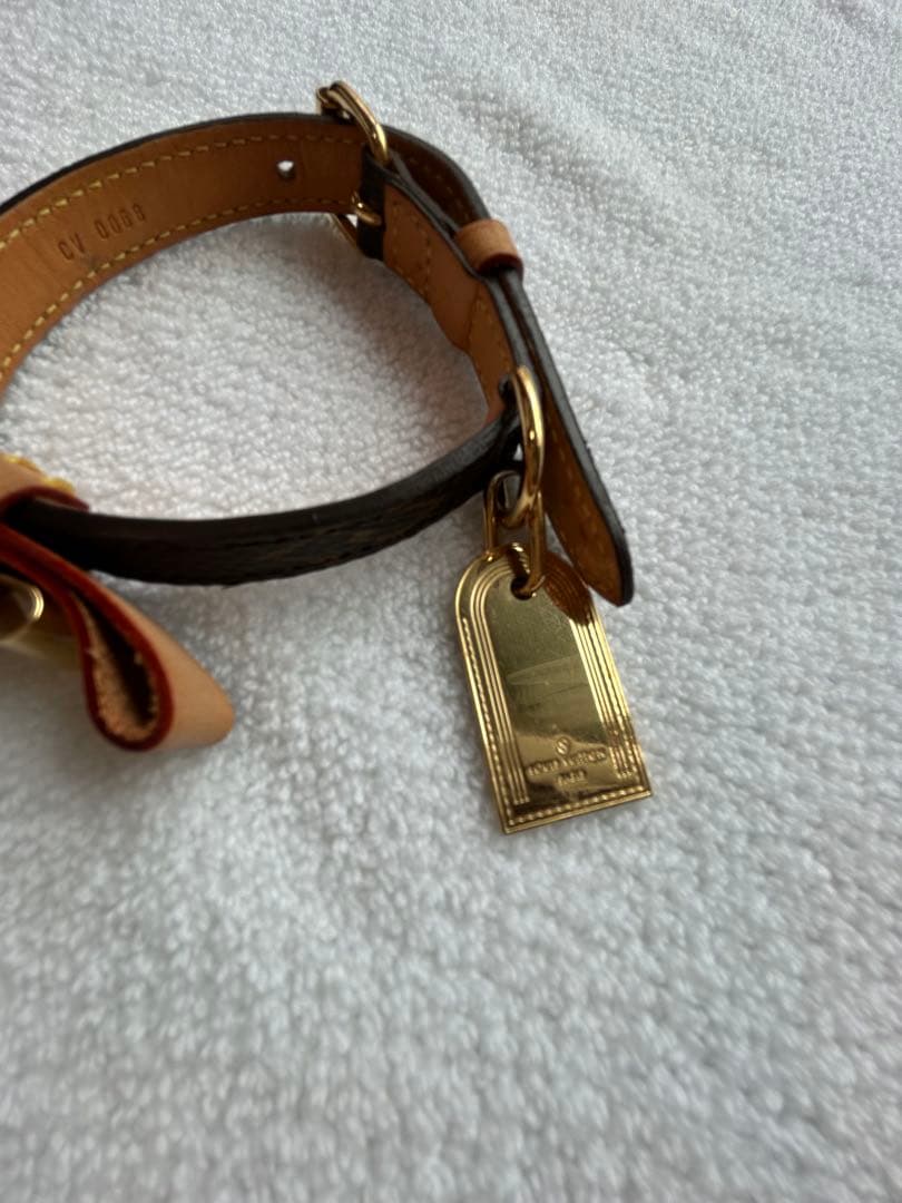 お値下げ⭐︎ルイヴィトン コリエ バクスターxs首輪 小型犬用　リード首輪セット