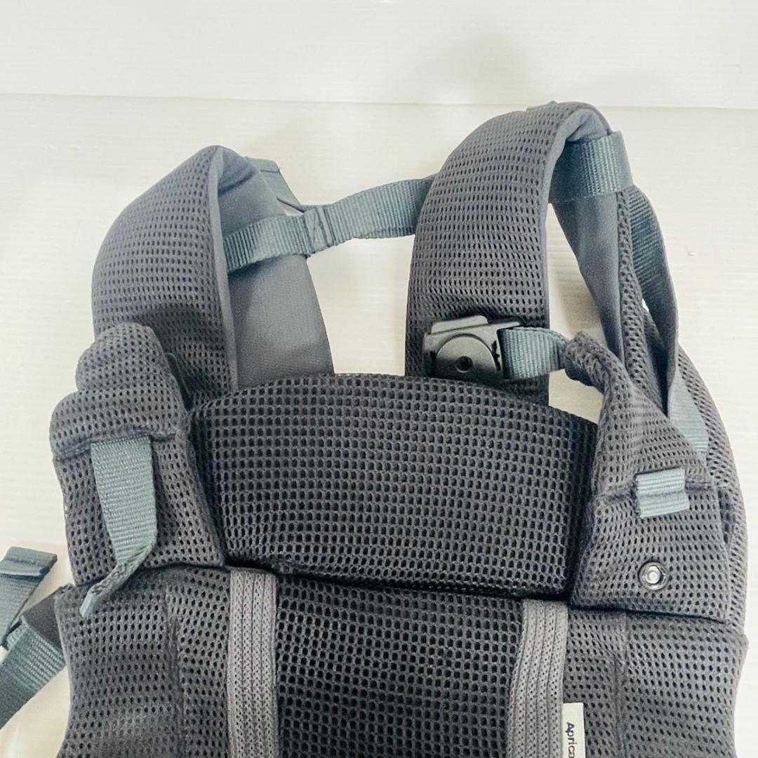 ★美品 Aprica Laclis アップリカ ラクリス 抱っこ紐 ダークグレー