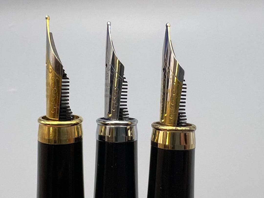 万年筆　蒔絵　龍虎　波鳥図　螺鈿装飾　3本セット