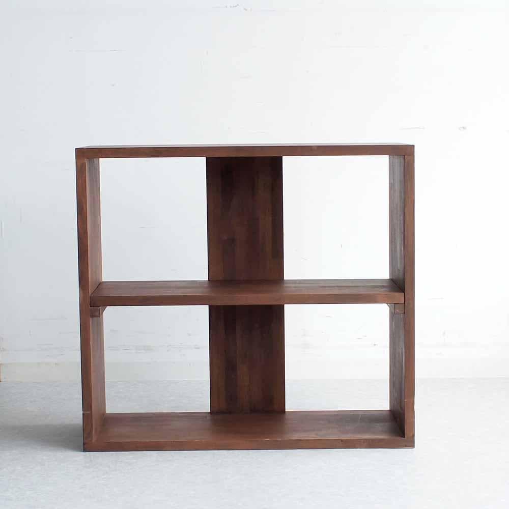 シンプルなウッドシェルフ ディスプレイ台 飾り棚 本棚 ZR23916