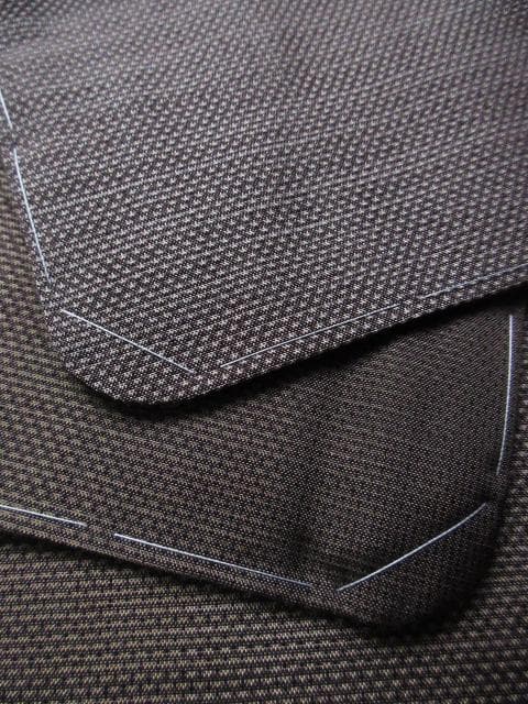 新古品！屋久杉染＊７マルキ＊本場大島紬＊窪田織物＊特選＊着物＊１５６ｃｍ＊裄６７