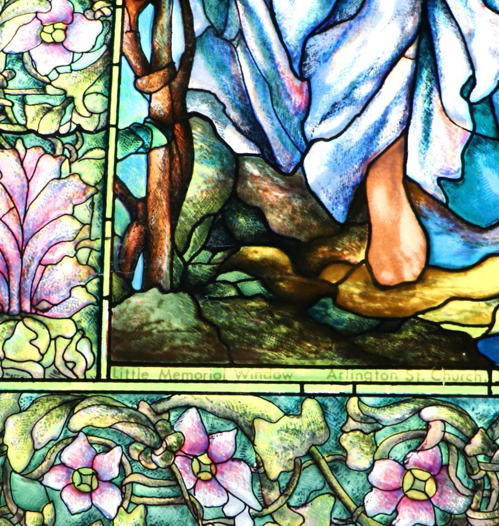 アーリントンストリート教会 大型 ヴィンテージ ステンドグラス マリアへの告知