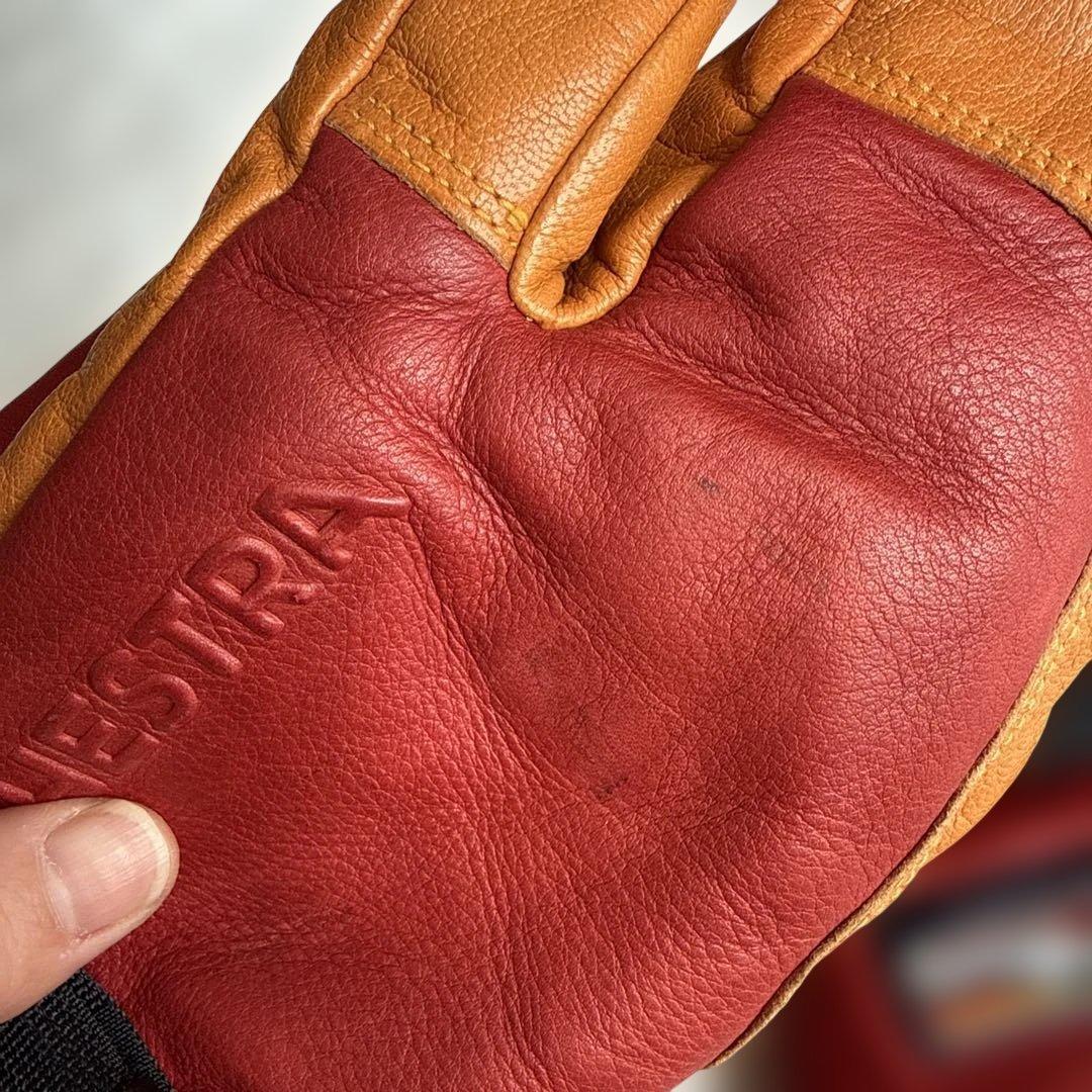 Hestra へストラ　3フィンガー・フル・レザー　サイズ6