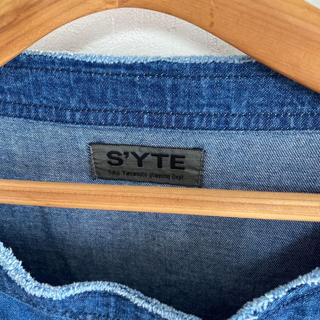 S'YTE ヨウジヤマモト　8OZ デニムオープンショルダーシャツ　パンツ
