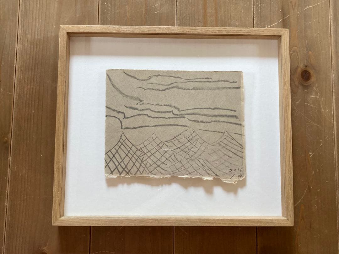 わだときわ　リトグラフ　和紙　暮らしの手帖