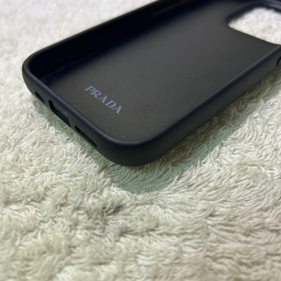 極美品　PRADA プラダ　iPhone14 pro ハードケース　ピンク