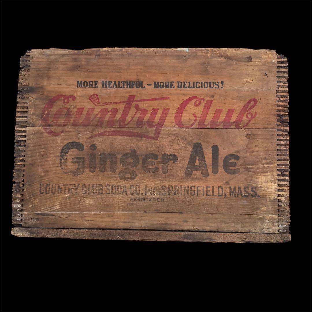 アメリカ　雑貨　家具　ビンテージ　木製　飲料ケース　瓶　レア　インテリアにも