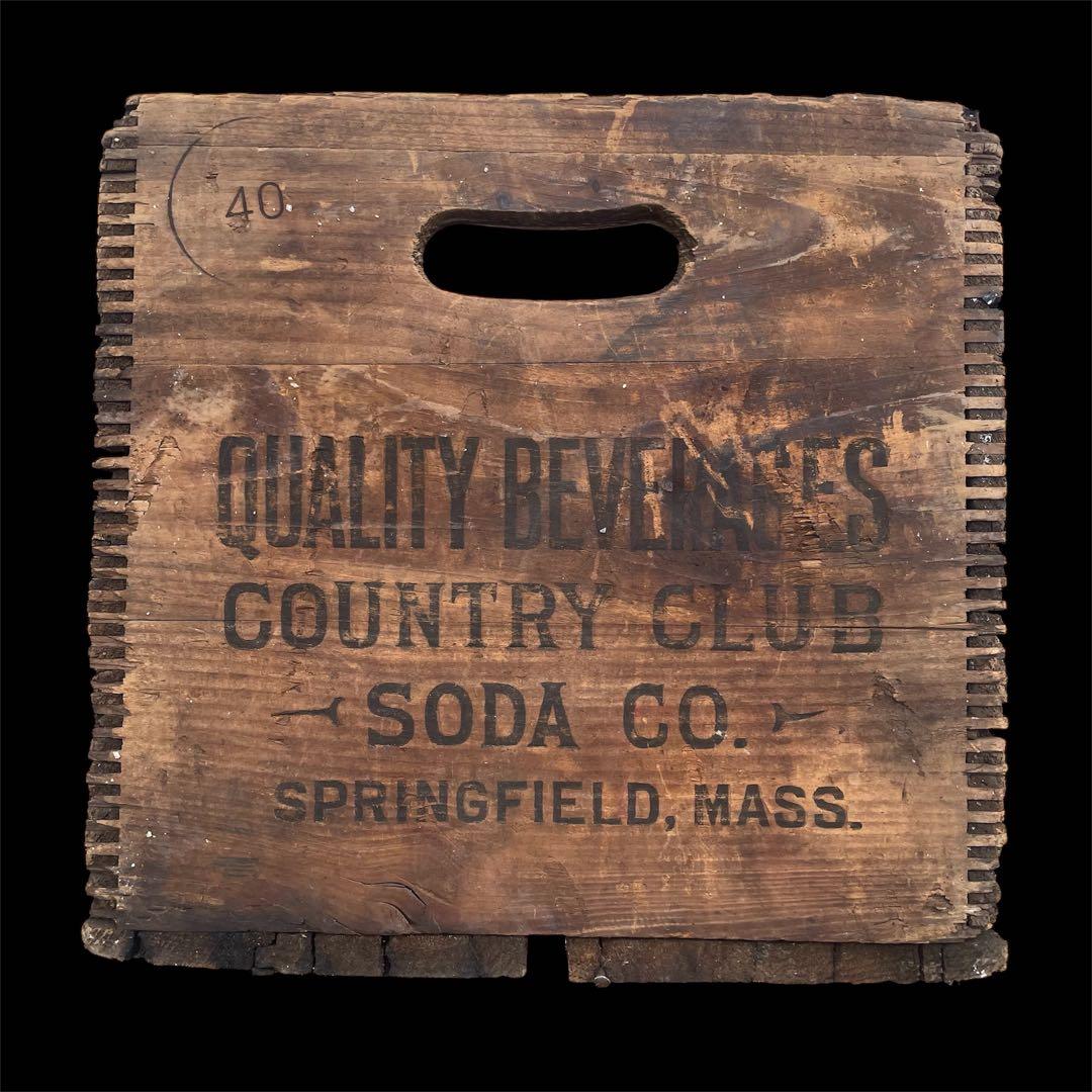 アメリカ　雑貨　家具　ビンテージ　木製　飲料ケース　瓶　レア　インテリアにも