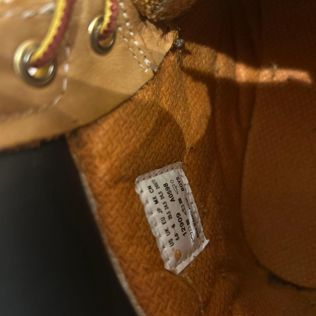 Thimberland 12909 イエローブーツ　6インチ　24.5センチ