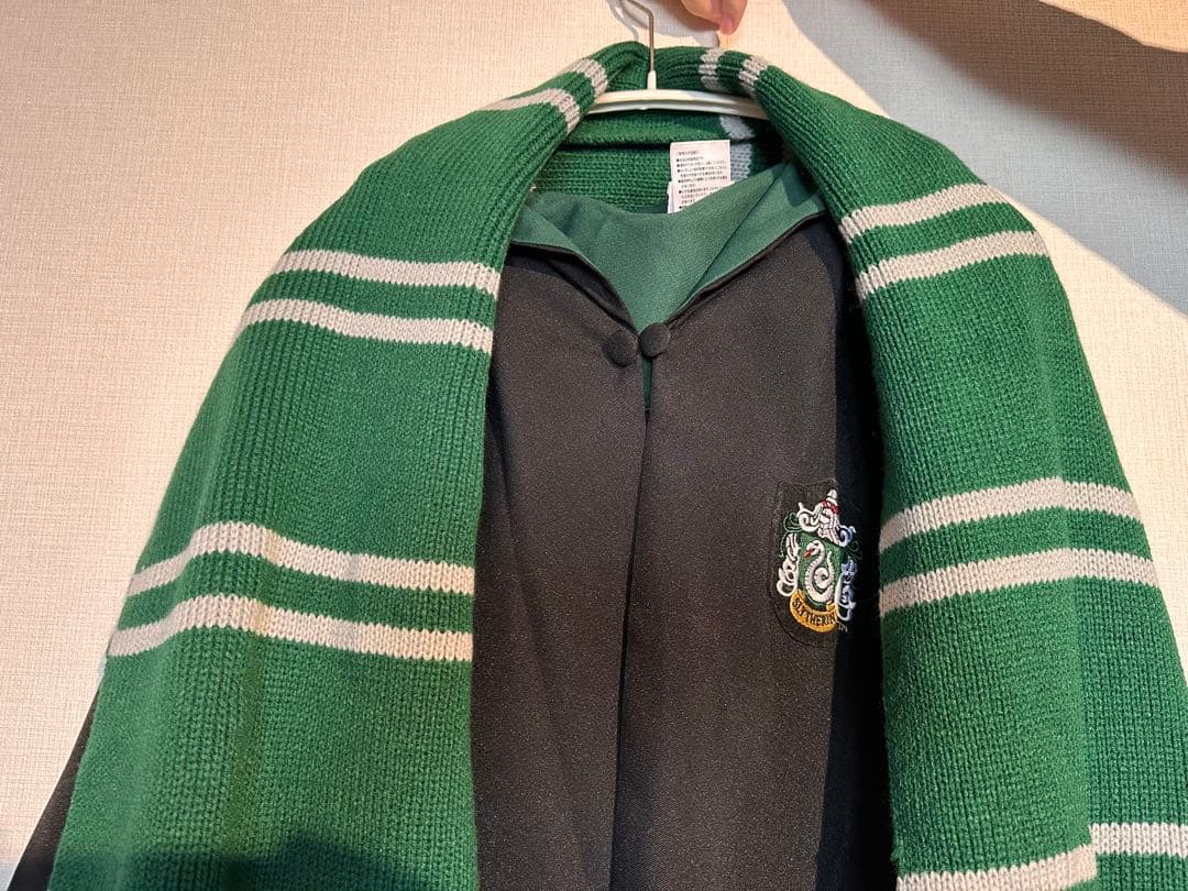 【公式】ユーエスジェイ　ユニバ　USJ ハリーポッター　スリザリン　ローブ　杖