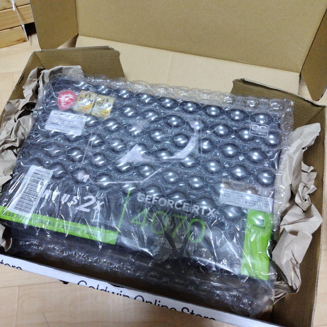 GeForce RTX 4070 VENTUS 2X 12G OC(正常動作品)