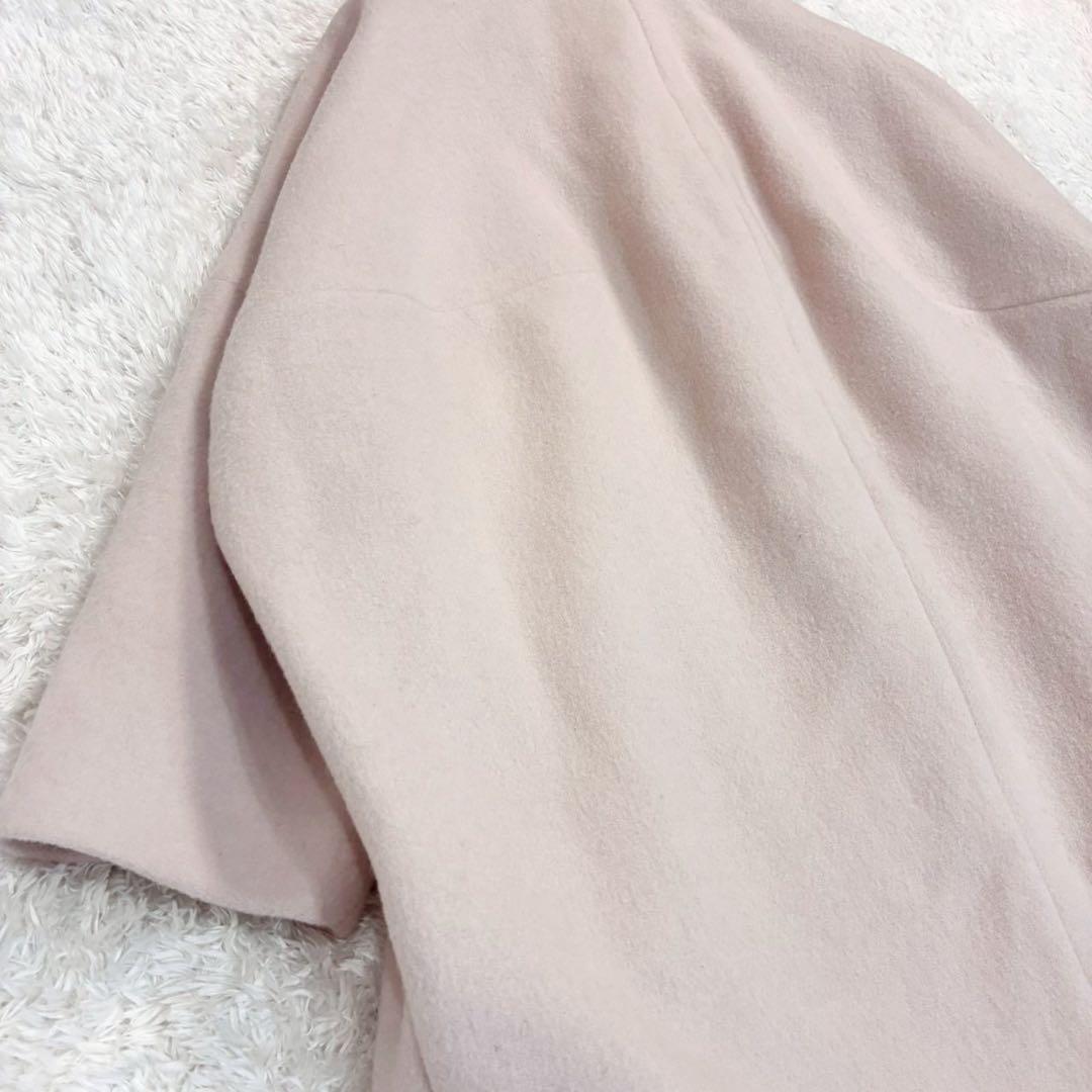 美品✨希少✨エンフォルド　ショートビーバーボックスコクーンコート　ベージュ