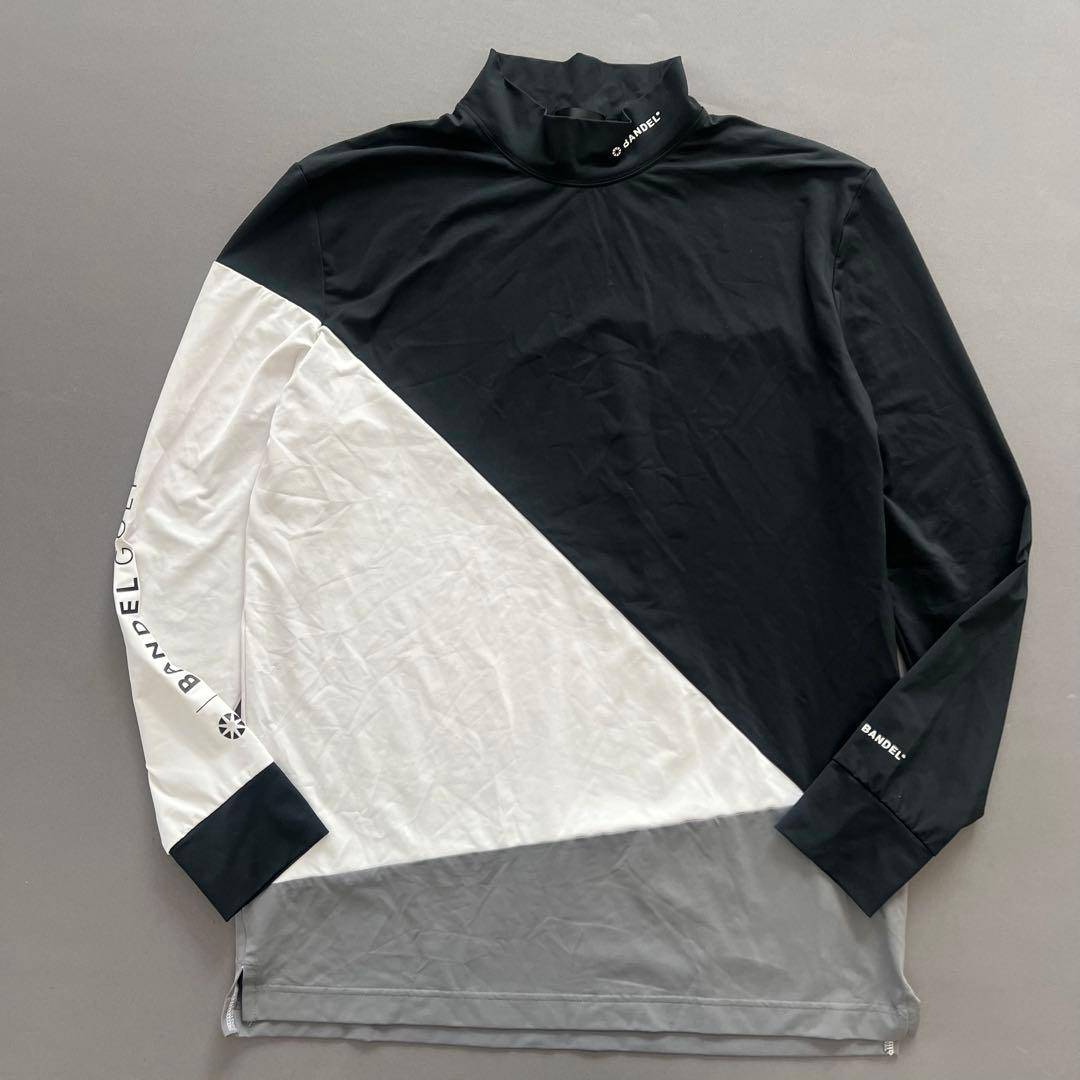 BANDEL GOLF バンデルゴルフ　モックネック　長袖シャツ　カットソー
