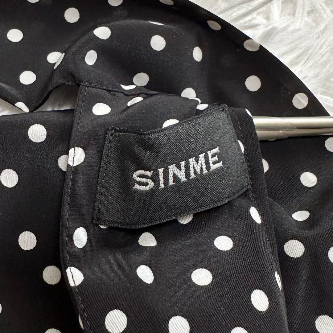 ✨美品✨SIMME シンメ ドットボウタイブラウス ブラック M