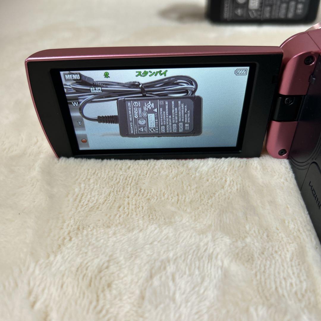 【極美品】SONY HDR-CX270V ビデオカメラ ピンク デジタルカメラ