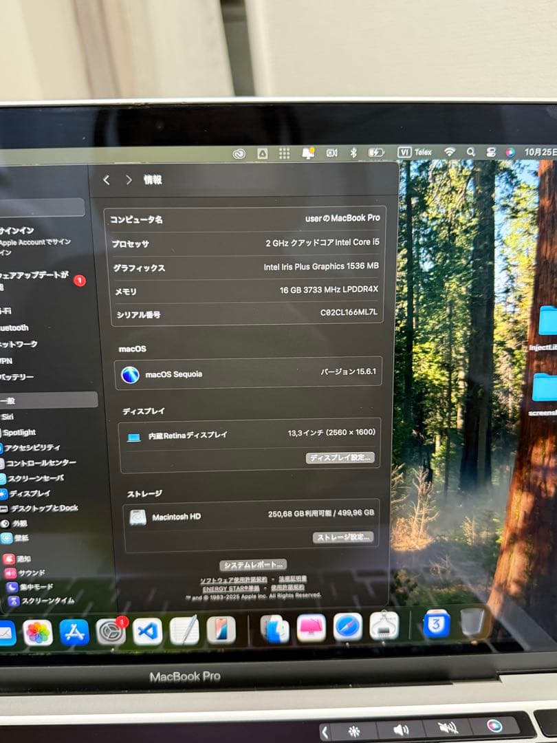 ク*ル様 美品MacBook Pro(13-inch,2020)i5 16GB