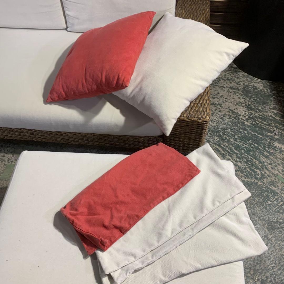 きょうこ 直接引取 H619\" アジアンソファ L型 ファブリック