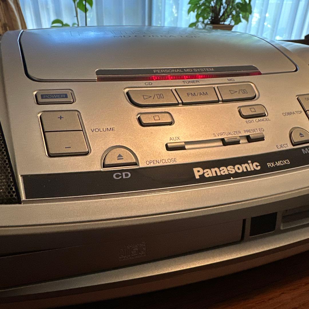 Panasonic RX-MDX3 CD・MD・ラジオコンポ　日本製