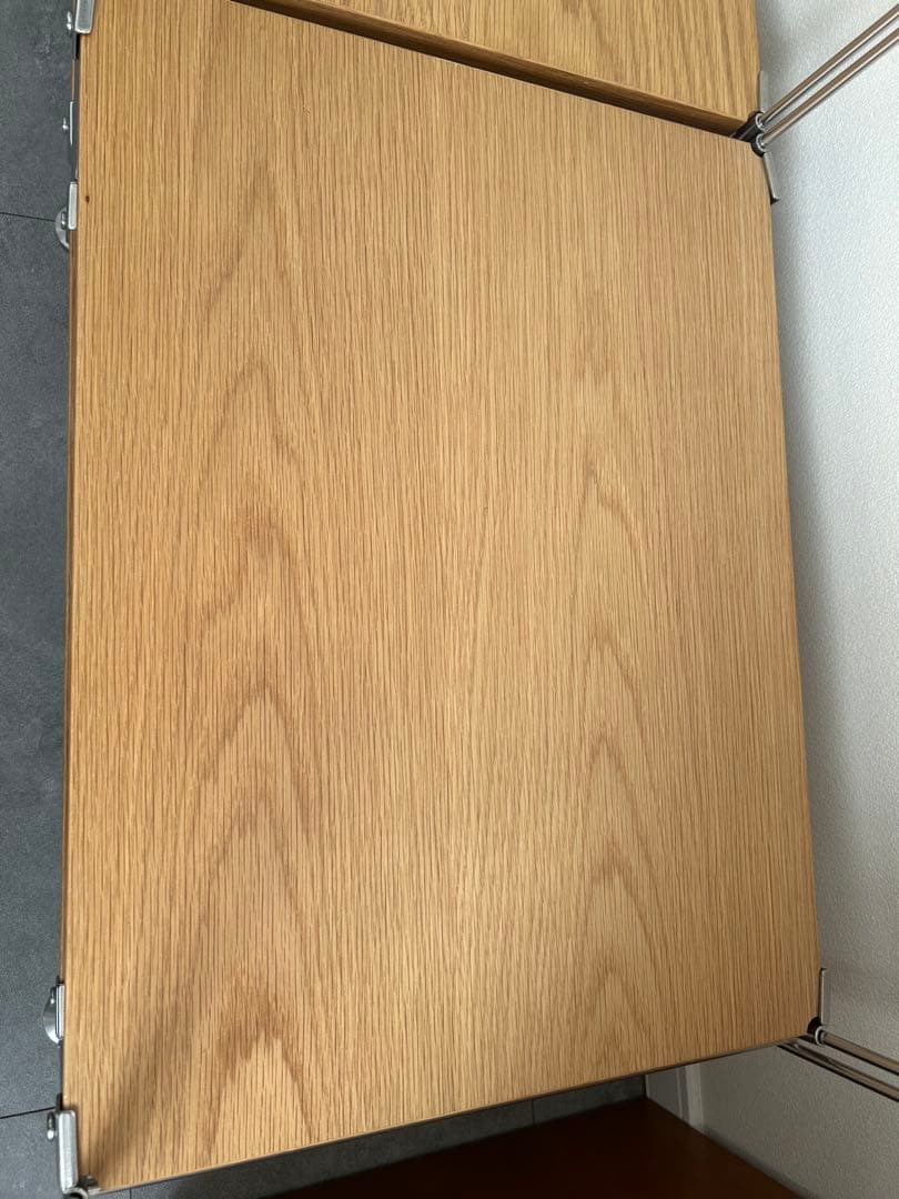 無印良品 ステンレスユニットシェルフ オーク材 AVラックセット