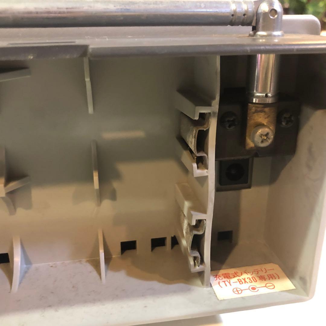 National TH6-X30 ブラウン管TV付 ラジカセ 通電確認済み