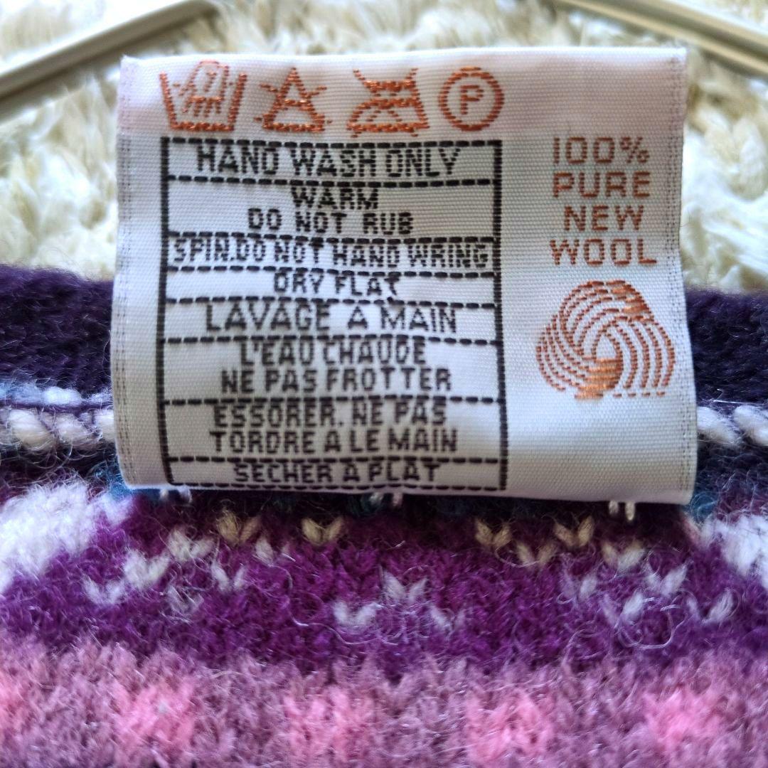 美品 Jamieson's フェアアイル ニットセーター 総柄 L ユニセックス