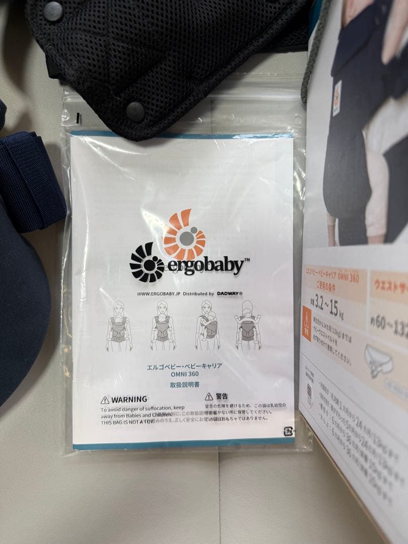 【良品】エルゴ エルゴベビー ergobaby 抱っこ紐