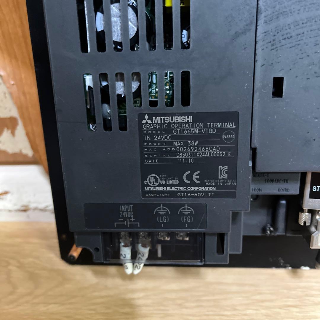 三菱電機 MITSUBISHI GT1665M-VTBD タッチパネル 表示器
