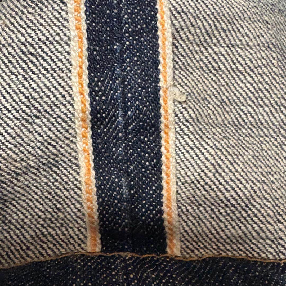 REDMOON レッドムーン　赤耳　フリンジ　デニム　ジーンズ