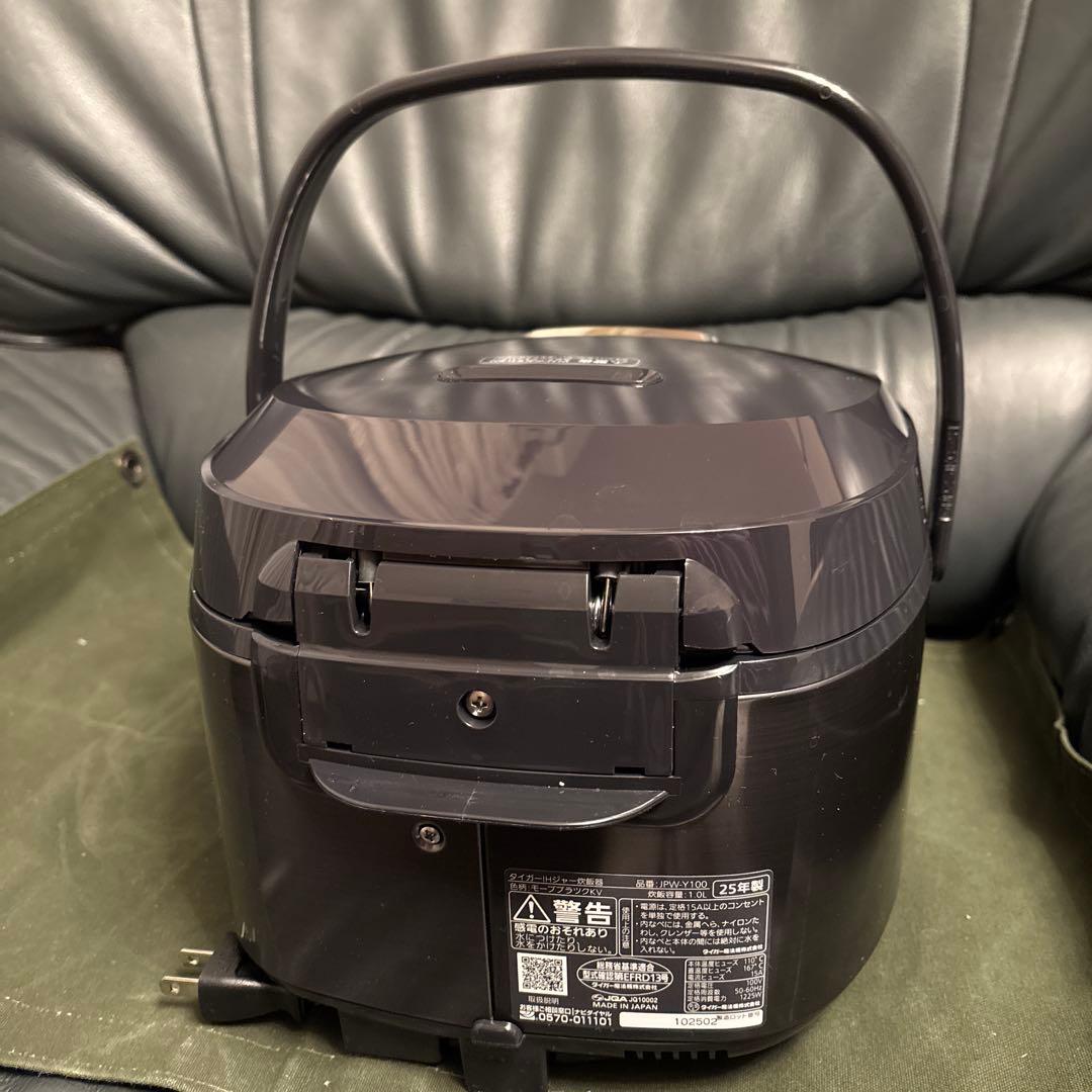 ゆ*き様 タイガーIHジャー炊飯器 JPW-Y100 ブラック2025年製use