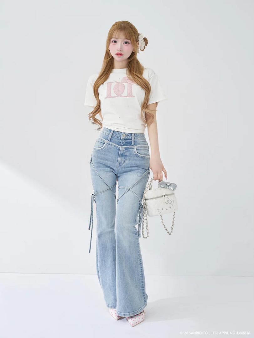 新品未開封 ダーリッチ Hello Darich キルティングスクエアミニバッグ