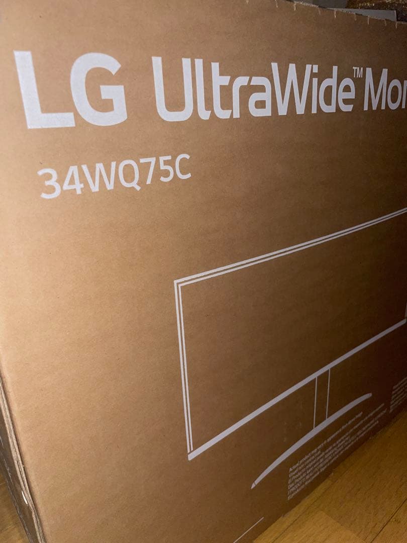 新品　LG UltraWide カーブ型モニター 本体