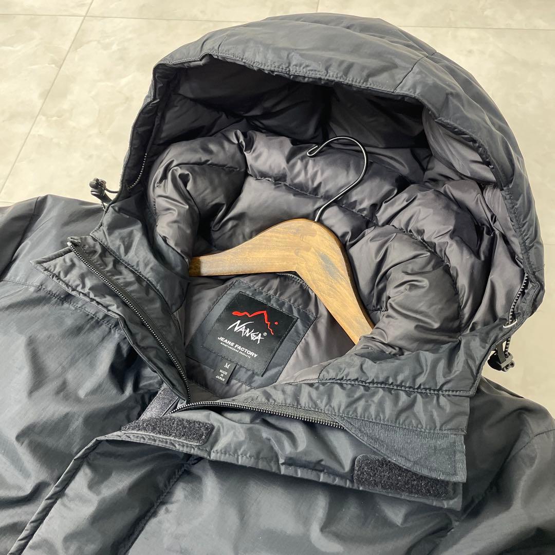 美品✨ナンガ×ジーンズファクトリー別注オーロラテックス フーディダウンジャケット