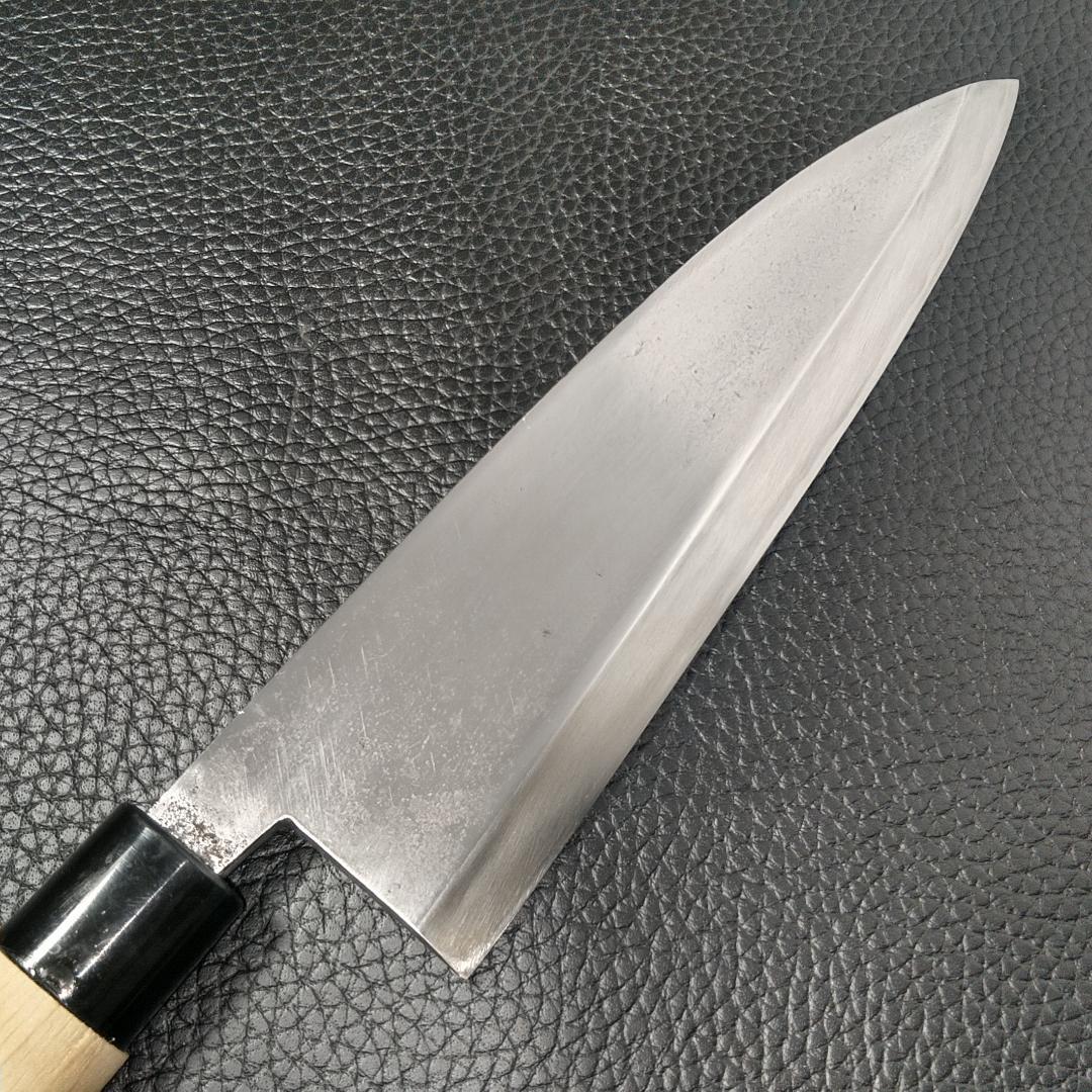 【希少】源昭忠 大出刃包丁 右利き用 刃渡り約240㎜ 研ぎ済