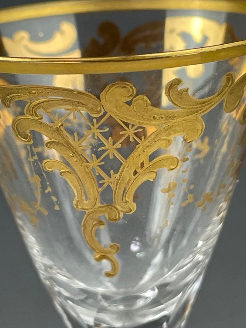 【美品】モーゼル 金彩 ショットグラス リキュール ２客セット スプレンティッド