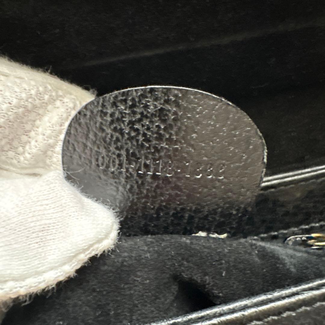 GUCCI グッチ バンブー ワンショルダー ゴールド金具 レザー ブラック