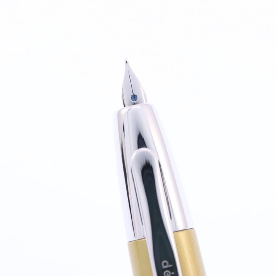 PILOT パイロット 万年筆 キャップレス デシモ ハーベストイエロー（細字）