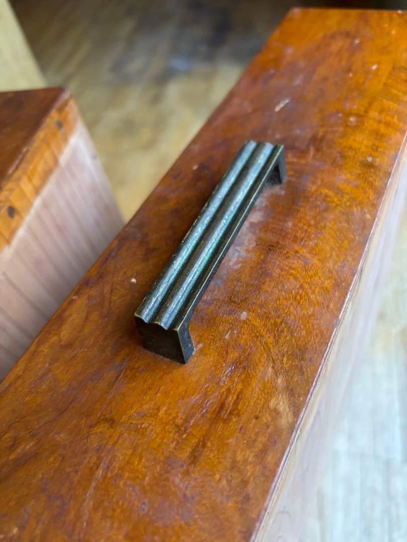 昭和レトロ 木製 引き出し 3点セット｜古家具 古道具 収納箱｜当時物