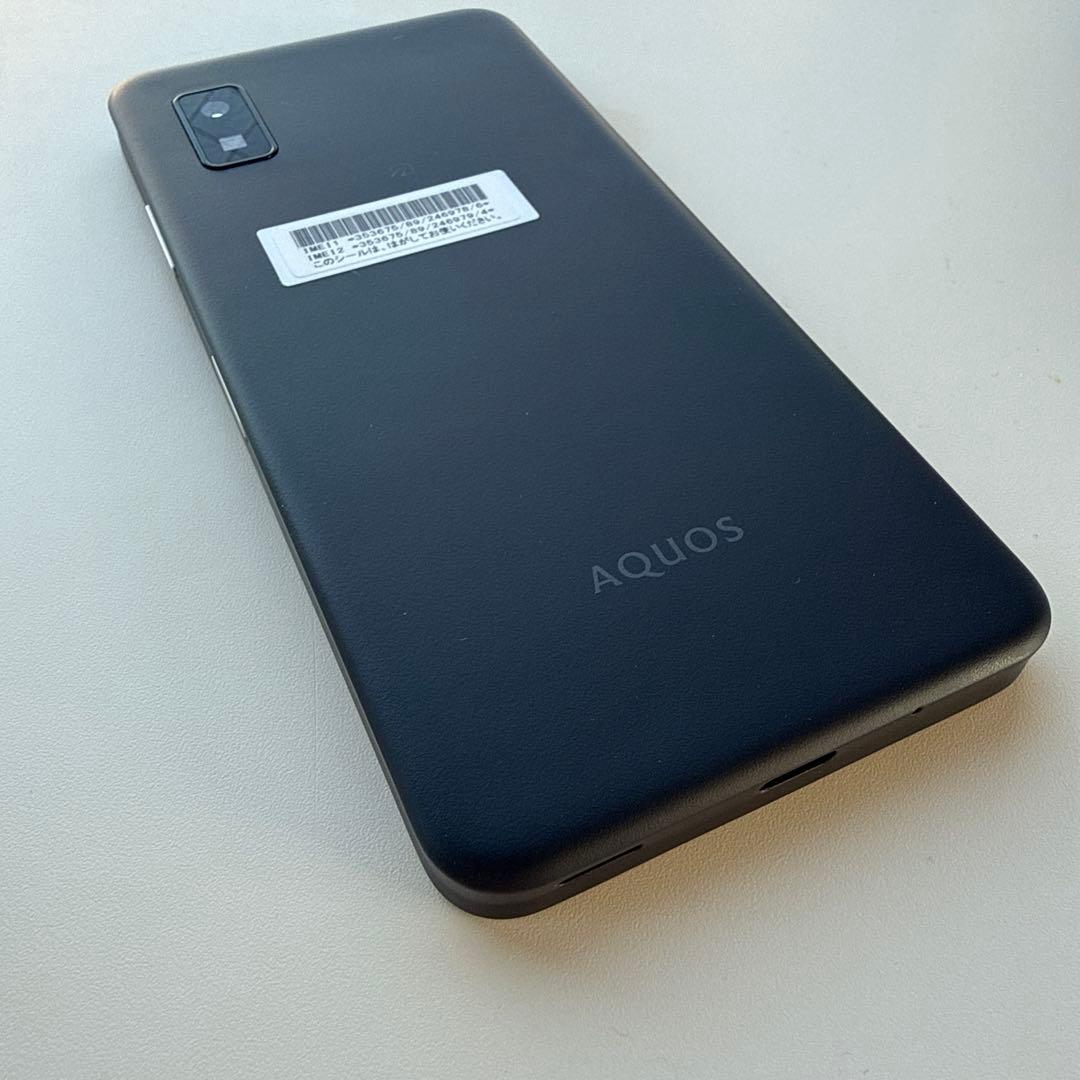 【極美品】AQUOS wish3 ブラック スマートフォン 本体