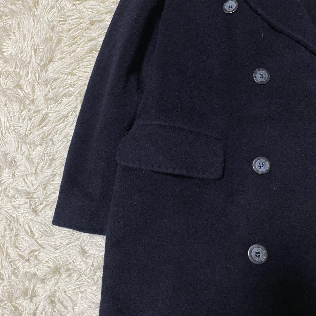 【Emem】マックスマーラ ダブルチェスターコート ロング　カシミヤ混